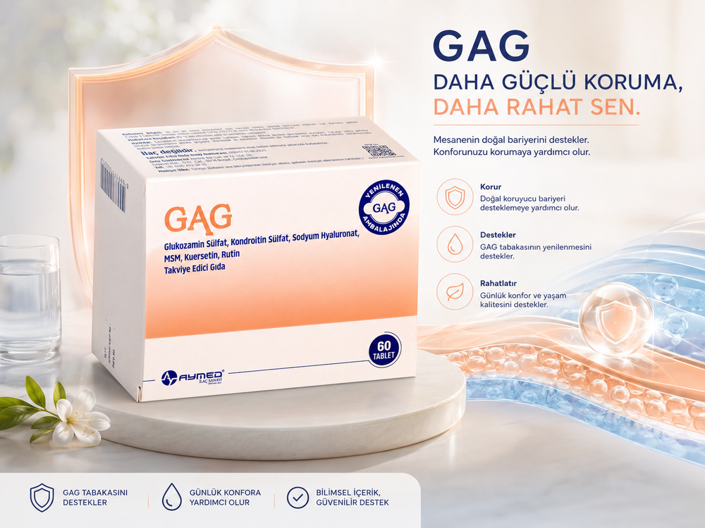 GAG ve Mesane İç Yüzeyi | 60 Tablet